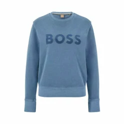 BOSS Blue Elaboss Sweatshirt -BOSS Shop unnamed file 3597