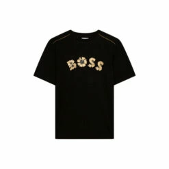 BOSS Short Sleeved Gold Capsule T-Shirt Black