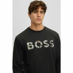 BOSS Weboss Black Sweatshirt -BOSS Shop unnamed file 3634