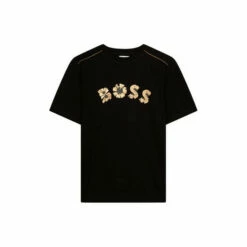 BOSS Short Sleeved Gold Capsule T-Shirt Black -BOSS Shop unnamed file 364