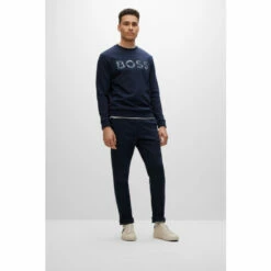 BOSS Blue Weboss Sweatshirt -BOSS Shop unnamed file 3646