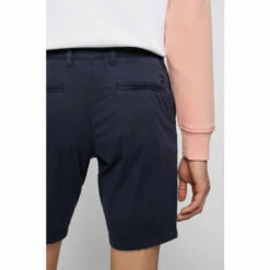 BOSS Blue Slim Chino Shorts -BOSS Shop unnamed file 3658
