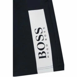 BOSS Navy Blue Banner Logo Shorts -BOSS Shop unnamed file 3688