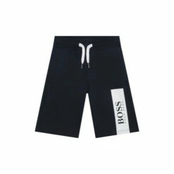BOSS Navy Blue Banner Logo Shorts -BOSS Shop unnamed file 3689