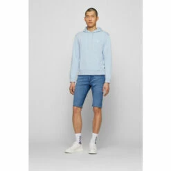 BOSS Mens Blue Taber Jean Shorts -BOSS Shop unnamed file 3744