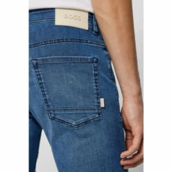 BOSS Mens Blue Taber Jean Shorts -BOSS Shop unnamed file 3745