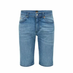 BOSS Mens Blue Taber Jean Shorts -BOSS Shop unnamed file 3746