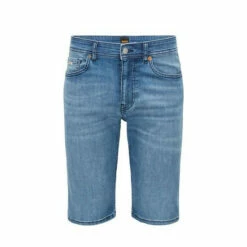 BOSS Mens Blue Taber Jean Shorts -BOSS Shop unnamed file 3747