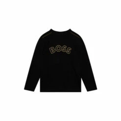 BOSS Black Long Sleeved Gold Capsule T-Shirt