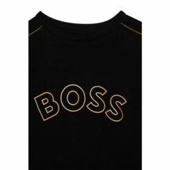 BOSS Black Long Sleeved Gold Capsule T-Shirt -BOSS Shop unnamed file 381
