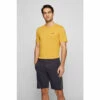 BOSS Gold Curved T-Shirt -BOSS Shop unnamed file 411