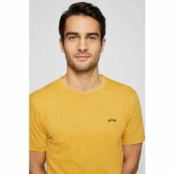 BOSS Gold Curved T-Shirt -BOSS Shop unnamed file 414