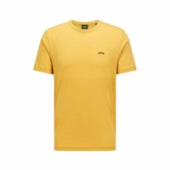 BOSS Gold Curved T-Shirt -BOSS Shop unnamed file 415