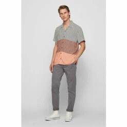 BOSS Grey Schino Tapered Chinos -BOSS Shop unnamed file 4191