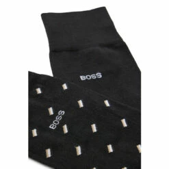 BOSS Black Mini Pattern Socks 2 Pack -BOSS Shop unnamed file 4255