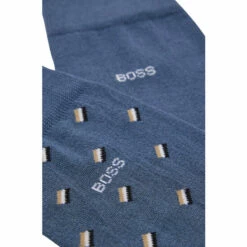 BOSS Blue Minipattern Socks 2 Pack -BOSS Shop unnamed file 4271