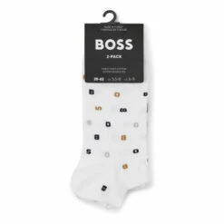 BOSS White Letter Socks 2-Pack -BOSS Shop unnamed file 4281