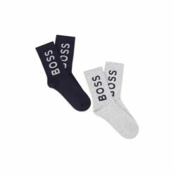 BOSS Logo Socks 2 Pack Navy -BOSS Shop unnamed file 4291