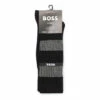 BOSS Rib Stripe Black Socks 2 Pack -BOSS Shop unnamed file 4292