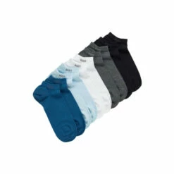 BOSS Mens Blue Ankle Socks 5 Pack