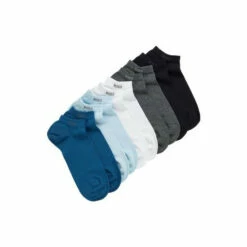 BOSS Mens Blue Ankle Socks 5 Pack -BOSS Shop unnamed file 4299
