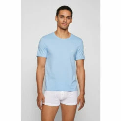 BOSS Pink/Blue/White T-Shirts 3 Pack -BOSS Shop unnamed file 43