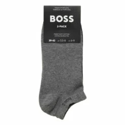BOSS Grey Ankle Socks 2 Pack -BOSS Shop unnamed file 4304