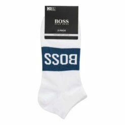 BOSS Natural Logo Ankle Socks 2 Pack -BOSS Shop unnamed file 4324