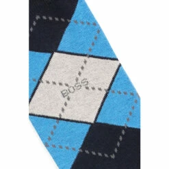 BOSS Blue Argyle Socks 2 Pack -BOSS Shop unnamed file 4344