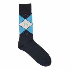 BOSS Blue Argyle Socks 2 Pack -BOSS Shop unnamed file 4345