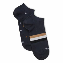 BOSS Blue Letter Socks 2 Pack