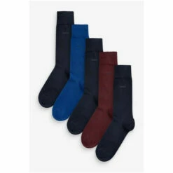 BOSS Blue Uni Color Socks 5 Pack -BOSS Shop unnamed file 4379