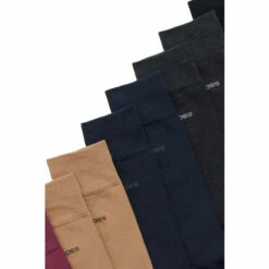 BOSS Mens Blue Red Socks 5 Pack -BOSS Shop unnamed file 4382