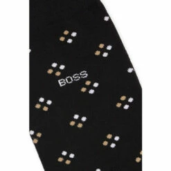 BOSS Black Mini Pattern Socks 2 Pack -BOSS Shop unnamed file 4392