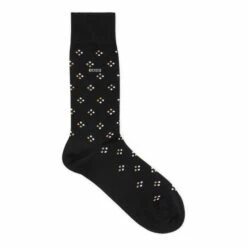 BOSS Black Mini Pattern Socks 2 Pack -BOSS Shop unnamed file 4393