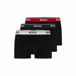 BOSS Power Black Trunks 3 Pack