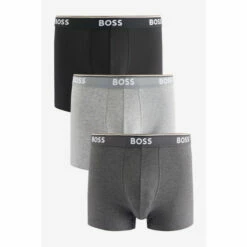 BOSS Grey Power Boxers Three Pack