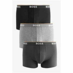 BOSS Grey Power Trunks Three Pack -BOSS Shop unnamed file 4593