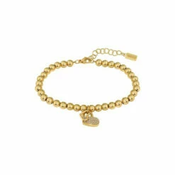 BOSS Gold Tone 'Beads Collection' Bracelet -BOSS Shop unnamed file 4604