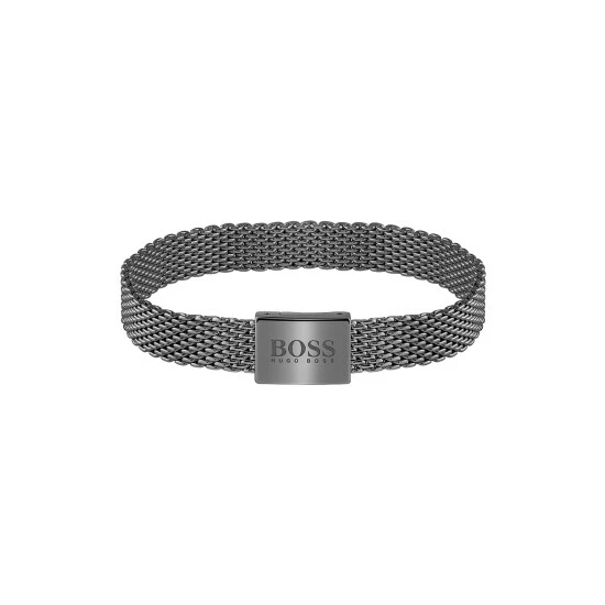 unnamed-file-4668.jpg BOSS Mesh Essentials Grey IP Mesh Bracelet -BOSS Shop unnamed file 4668