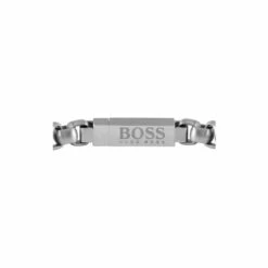 Boss ID Brushed Stainless Steel Silver Bracelet -BOSS Shop unnamed file 4672