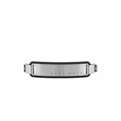 Boss ID Brushed Stainless Steel Silver Bracelet -BOSS Shop unnamed file 4673