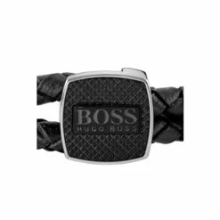 BOSS Black Seal Braided Leather Bracelet -BOSS Shop unnamed file 4678