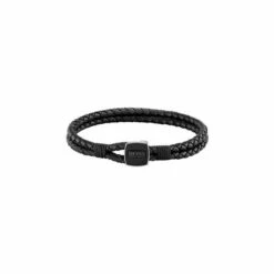 BOSS Black Seal Braided Leather Bracelet -BOSS Shop unnamed file 4681