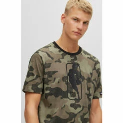 BOSS Green Camo NBA T-Shirt -BOSS Shop unnamed file 479