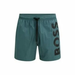BOSS Green Octopus Swim Shorts -BOSS Shop unnamed file 4993