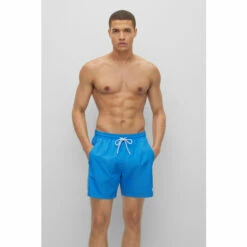 BOSS Blue Starfish Swim Shorts