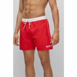 BOSS Red Starfish Swim Shorts