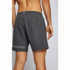 Boss Grey Dolphin Swim Shorts -BOSS Shop unnamed file 5023