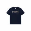 BOSS Gold Capsule Logo T-Shirt Blue -BOSS Shop unnamed file 503